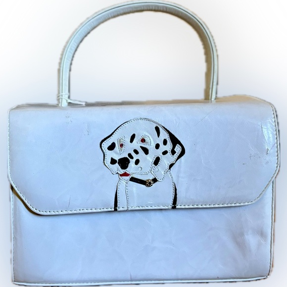 VINTAGE MARGARET JERROLD DALMATIAN PURSE - Picture 2 of 4